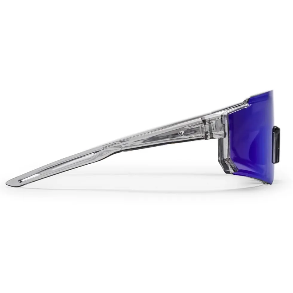 CHPO Siri Zonnebril - Transparent Grey / Rainbow Mirror
