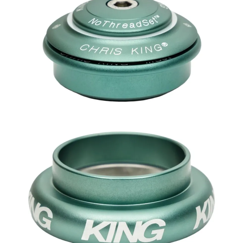 Chris King InSet i7 Grip Lock Mixed Tapered Balhoofd - ZS44/28.6 | EC44/40 - matte jade