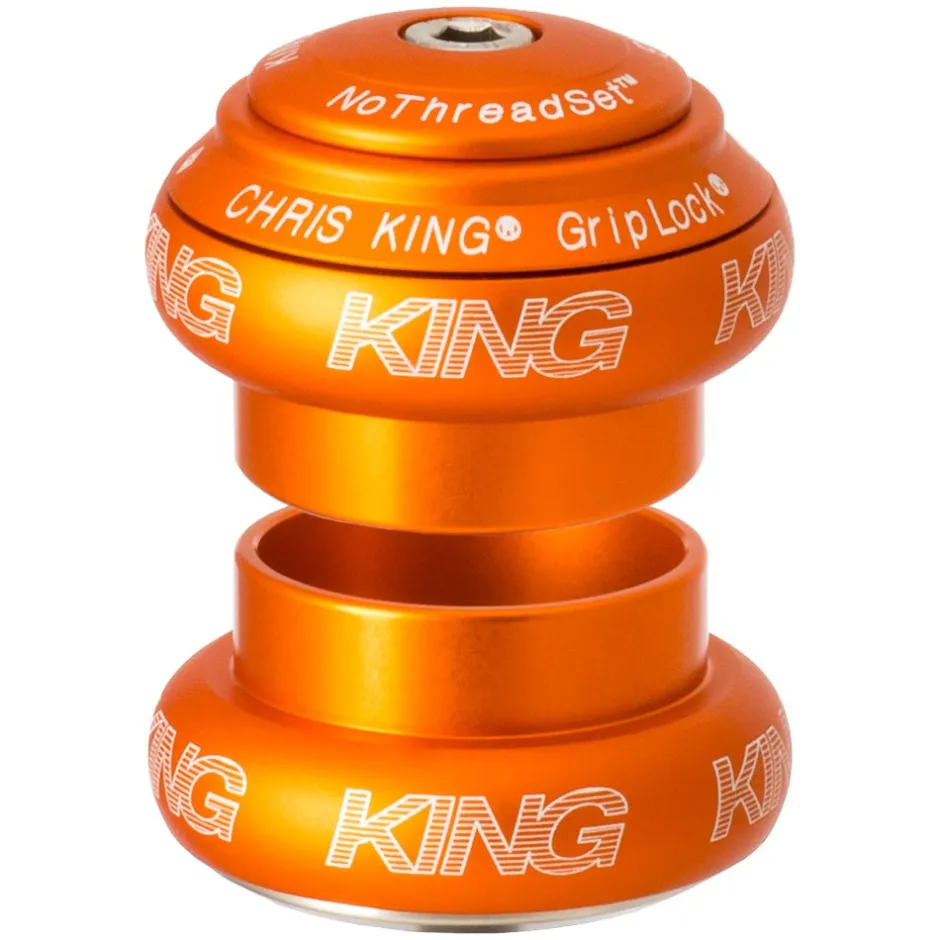 Balhoofdsets < Chris King NoThreadSet Grip Lock Balhoofdstel 1 inch - EC34/28,6 | EC34/30 - Classic Logo Print - verschillende kleuren