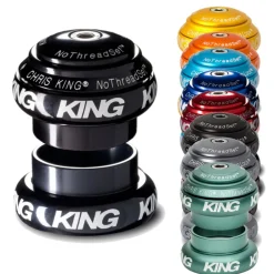 Balhoofdsets < Chris King NoThreadSet Grip Lock Balhoofdstel 1 inch - EC34/28,6 | EC34/30 - Classic Logo Print - verschillende kleuren