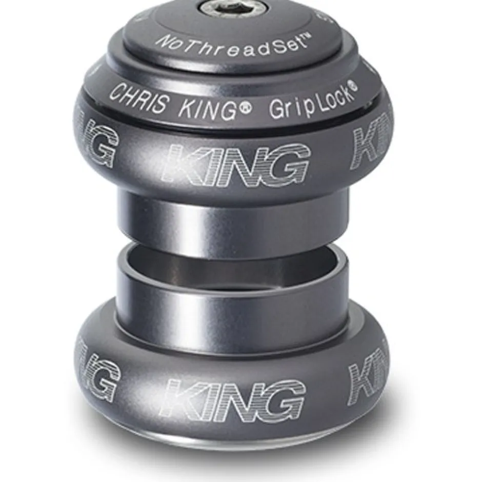 Balhoofdsets < Chris King NoThreadSet Grip Lock Balhoofdstel 1 inch - EC34/28,6 | EC34/30 - Classic Logo Print - verschillende kleuren