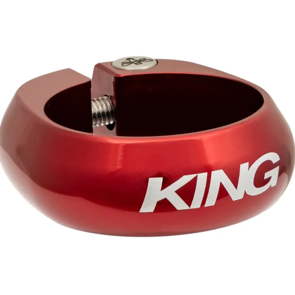 Zadelpenklemmen < Chris King Zadelpenklem - 34.9mm - red
