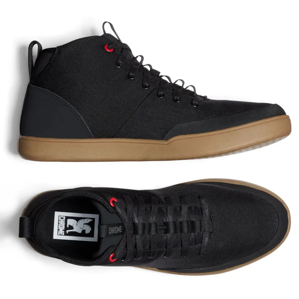 CHROME Bromley Mid Schoenen - Black / Gum