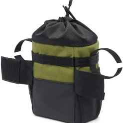 CHROME Doubletrack Feed Bag for Bar, Stem, Belt - olive branch