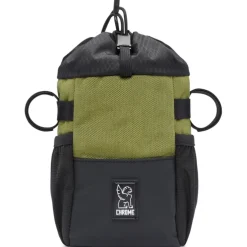 CHROME Doubletrack Feed Bag for Bar, Stem, Belt - olive branch