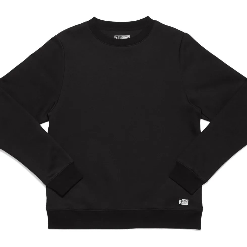 CHROME Issued Fleece Crew Sweatshirt Heren - Zwart