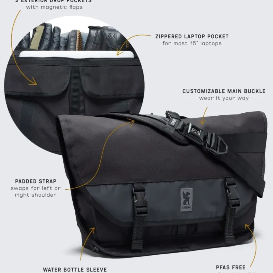 Messenger Bags En Schoudertassen < CHROME Industries CHROME Citizen Koerierstas - 24L - Coyote X