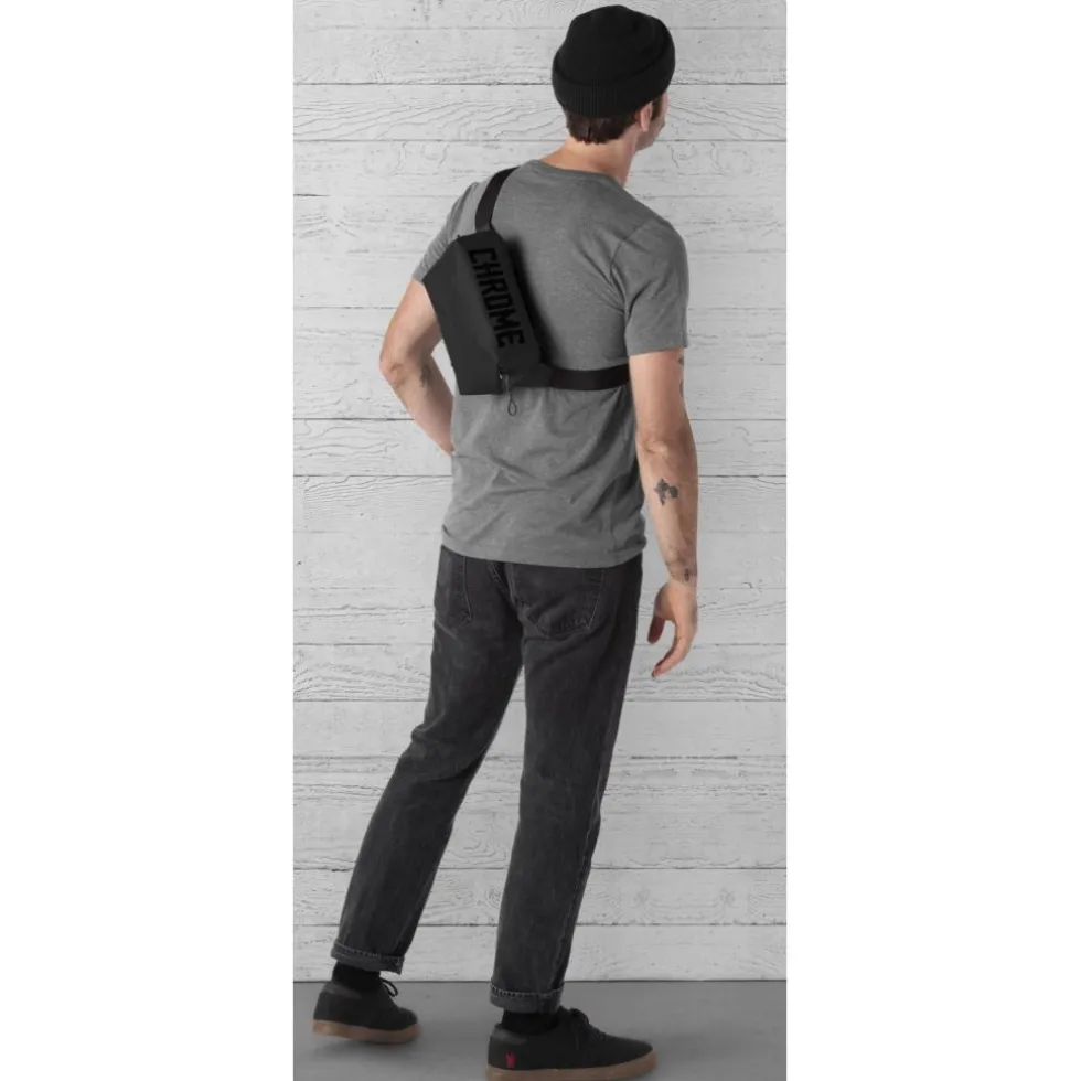 CHROME Helix Handlebar Bag & Shoulder Bag - black