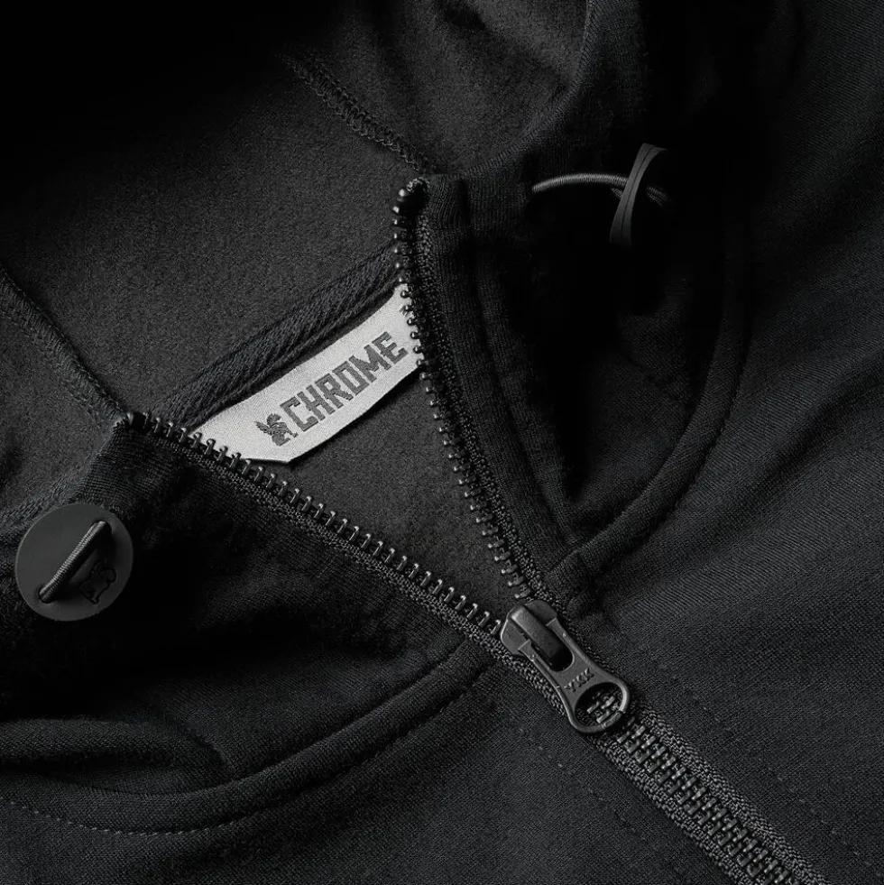 CHROME Merino Wool Cobra 3.0 Hoodie Heren - zwart