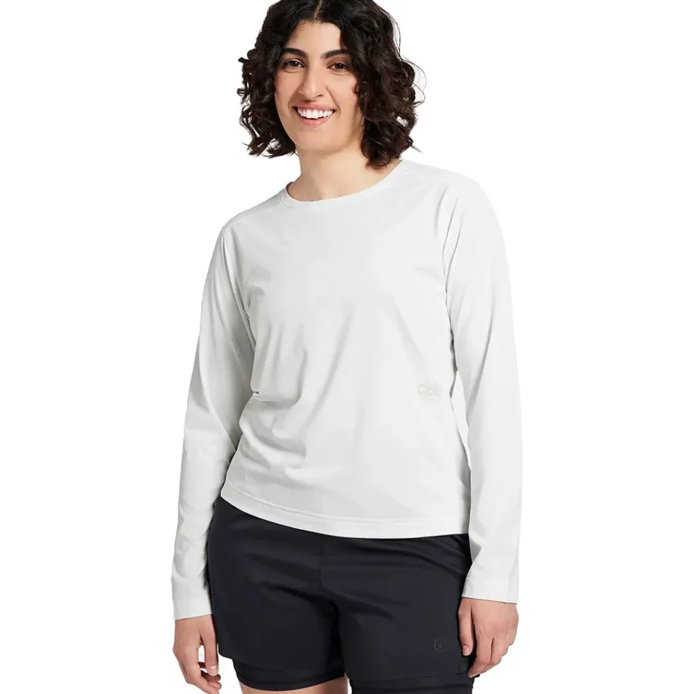 Ciele Athletics DLY Shirt met Lange Mouwen Dames - ghost