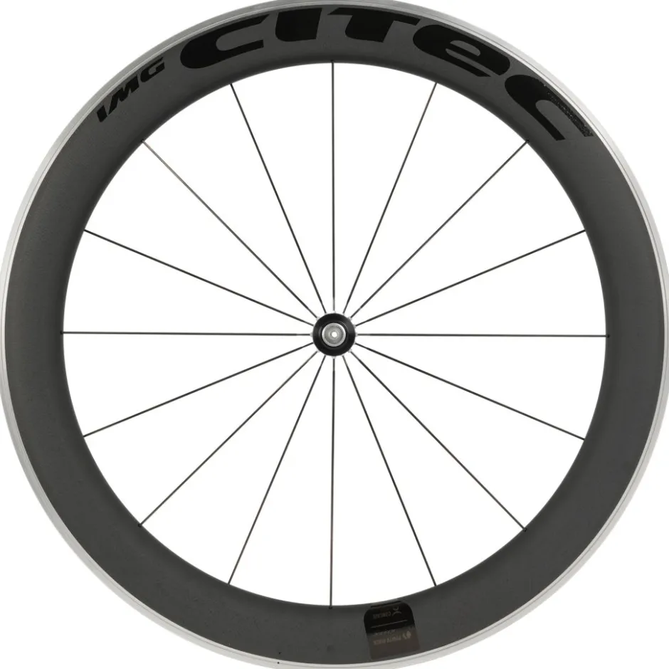 Wielen < CITEC 8000 CX / 63 Ultra Voorwiel - 28" | Clincher - QR - zwart