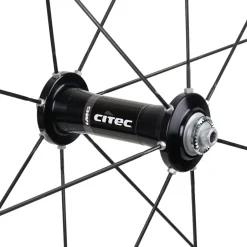 Wielen < CITEC 8000 CX / 63 Ultra Voorwiel - 28" | Clincher - QR - zwart