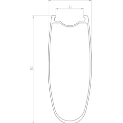 CITEC 8000 CX / 80Ultra DB Wielset - 28" | Clincher | Centerlock - 12x100mm | 12x142mm - XDR | zwart/wit
