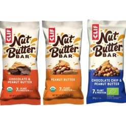 Outdoor Maaltijden < Clif Bar Clif BIO Nut Butter Bar - Koolhydraatrijke notenrepen - 5x50g