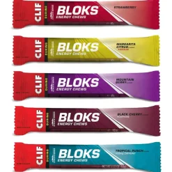 Clif Bloks Energy Chews - Koolhydraat-elektrolyt-kauwsnoepjes - 6x60g