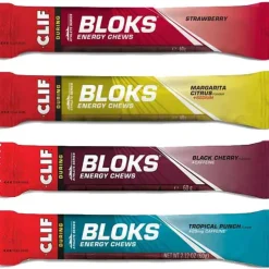 Outdoor Maaltijden < Clif Bar Clif Bloks Energy Chews - Koolhydraat-elektrolyt-kauwsnoepjes - Gemengde doos - 18x60g