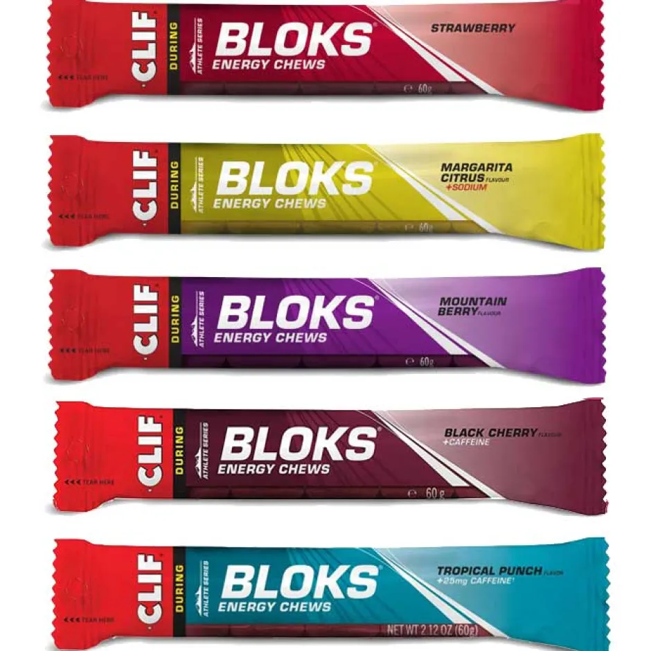 Sportvoeding & Lichaamsverzorging|Outdoor Maaltijden < Clif Bar Clif Bloks Energy Chews - Koolhydraat-elektrolyt-kauwsnoepjes - 60g