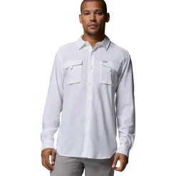 T-Shirts & Tops < Columbia Siver Ridge Utiity II Overhed et ange ouwen Heren - White