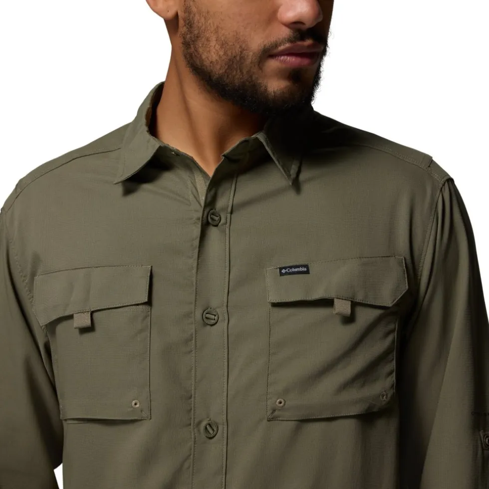 Columbia Silver Ridge Utility II Overhemd met Lange Mouwen Heren - Stone Green