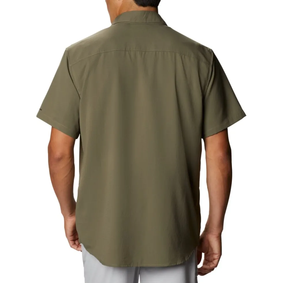 Columbia Utilizer II Solid Overhemd met Korte Mouwen Heren - Stone Green