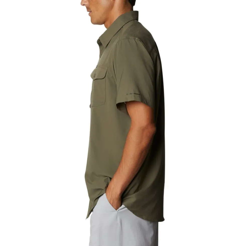 Columbia Utilizer II Solid Overhemd met Korte Mouwen Heren - Stone Green