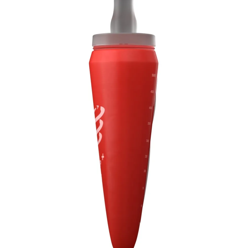 Compressport ErgoFlask 500ml Handheld Drinkfles - rood