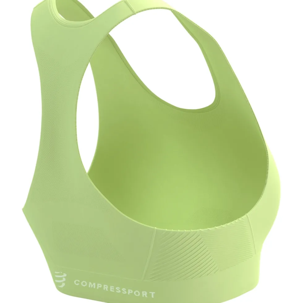 Compressport FeelFree Seamless BH-Top Dames - shadow lime
