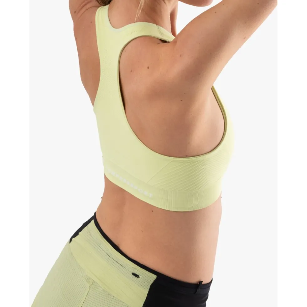 Compressport FeelFree Seamless BH-Top Dames - shadow lime