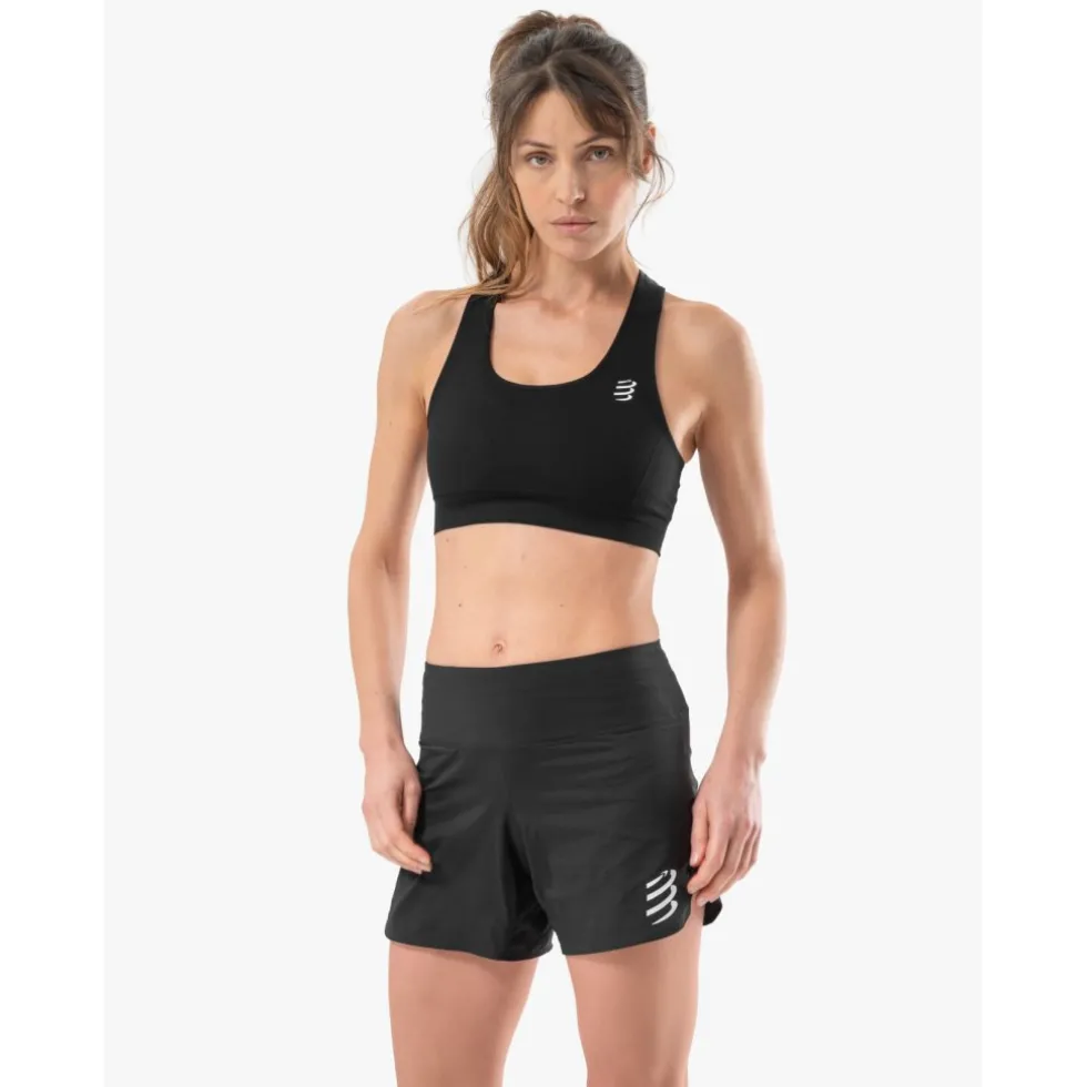 Compressport FeelFree Seamless BH-Top Dames - zwart