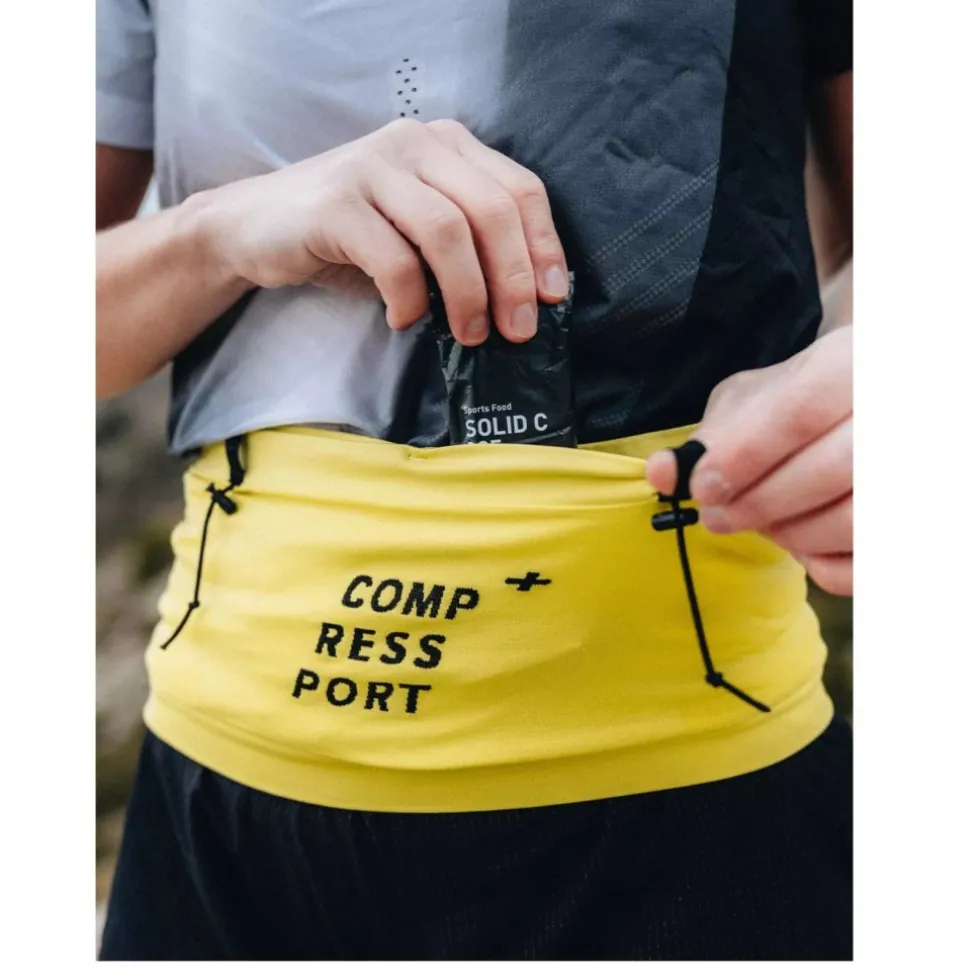 Compressport Free Pro Hardloopriem - green sheen/black