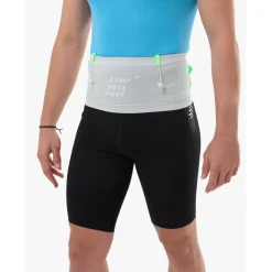 Compressport Free Pro Hardloopriem - gray violet/neon green