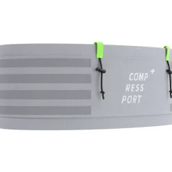 Compressport Free Pro Hardloopriem - gray violet/neon green