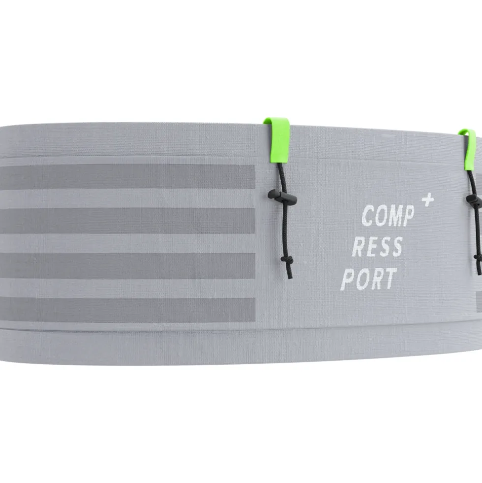 Compressport Free Pro Hardloopriem - gray violet/neon green