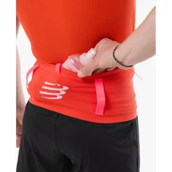 Compressport Free Pro Hardloopriem - tigerlily/fluo red