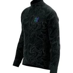 Compressport Hurricane Windproof Jas Heren - black/aurora