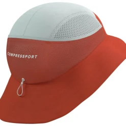 Compressport Ice Bob Zonnehoed - tigerlily/star white