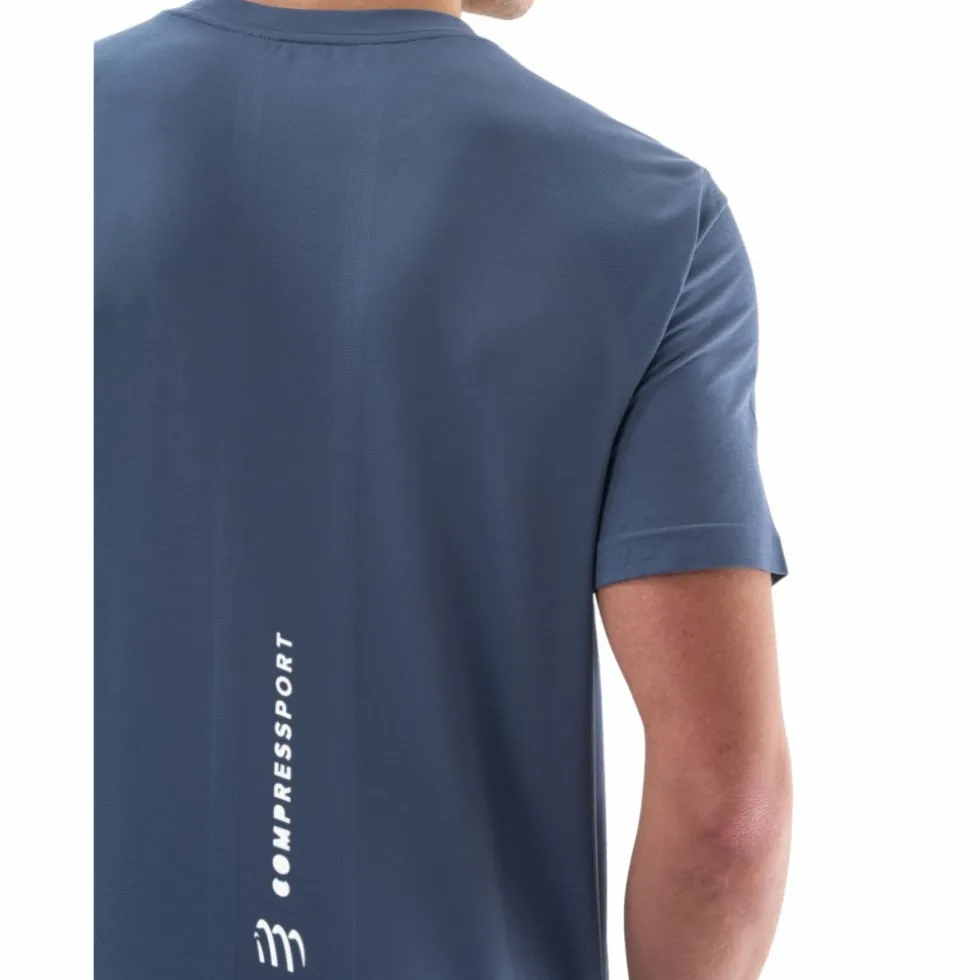 Compressport Performance Running T-Shirt Heren - indigo