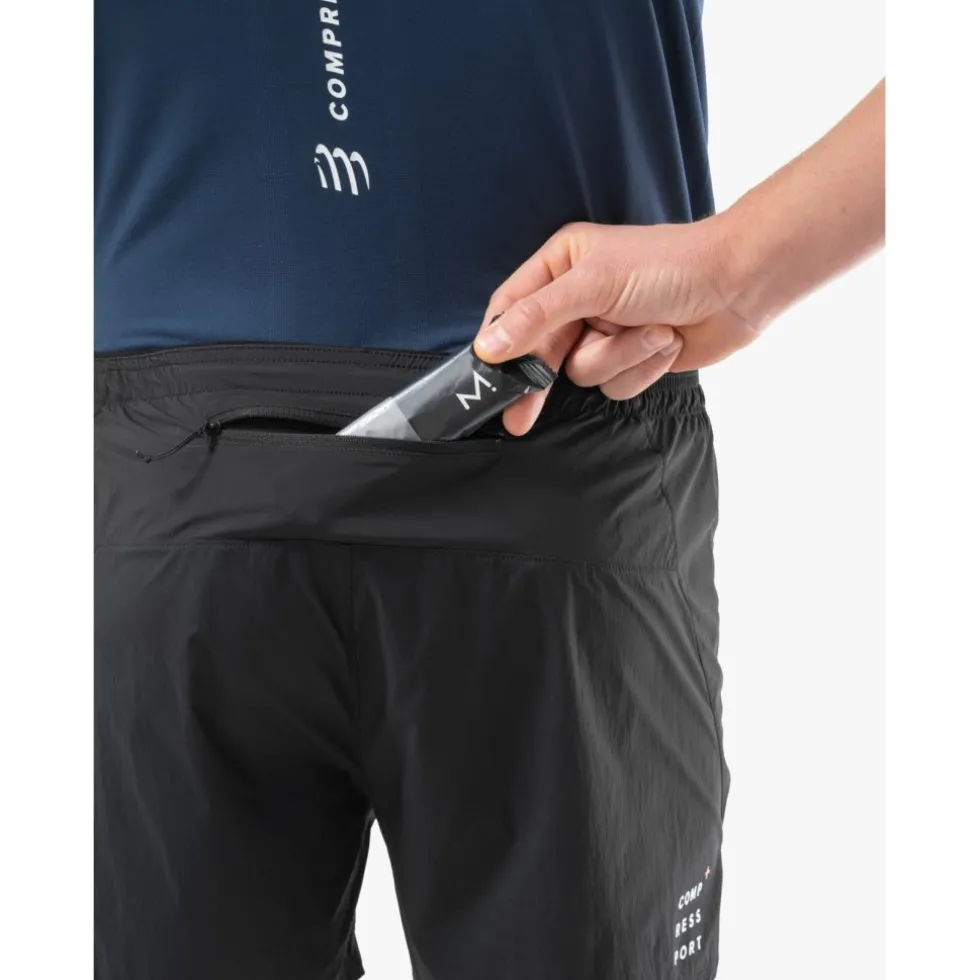 Compressport Performance Running Shorts Heren - zwart