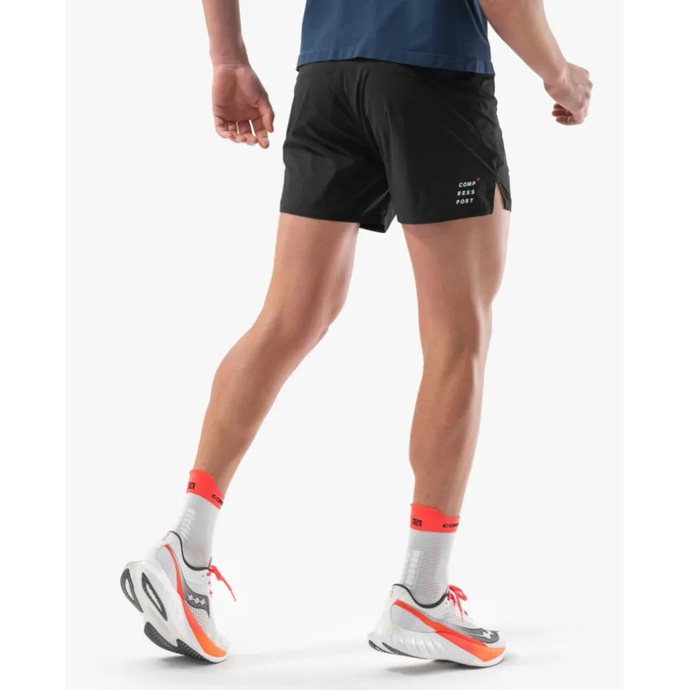Compressport Performance Running Shorts Heren - zwart
