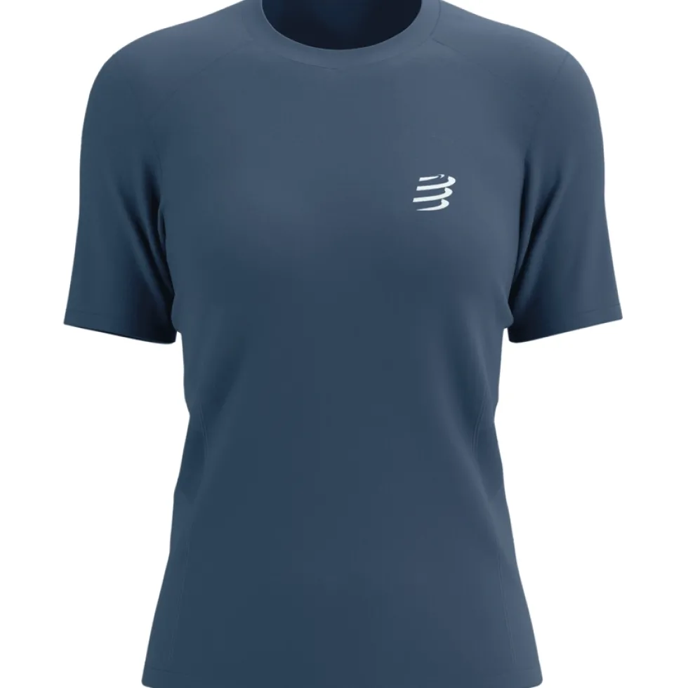 Compressport Performance Running T-Shirt Dames - indigo