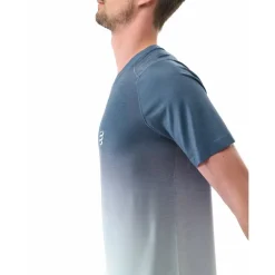 Compressport Performance Running T-Shirt Heren - poseidon/ice flow