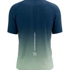 Compressport Performance Running T-Shirt Heren - poseidon/ice flow