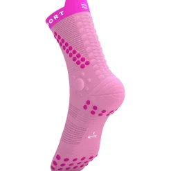 Compressport Pro Racing Compressiesokken v4.0 Trail - begonia/neon pink