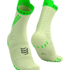 Compressport Pro Racing Compressiesokken v4.0 Trail - lime/neon green