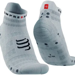 Compressport Pro Racing Compressiesokken v4.0 Ultralight Run Low - white/alloy