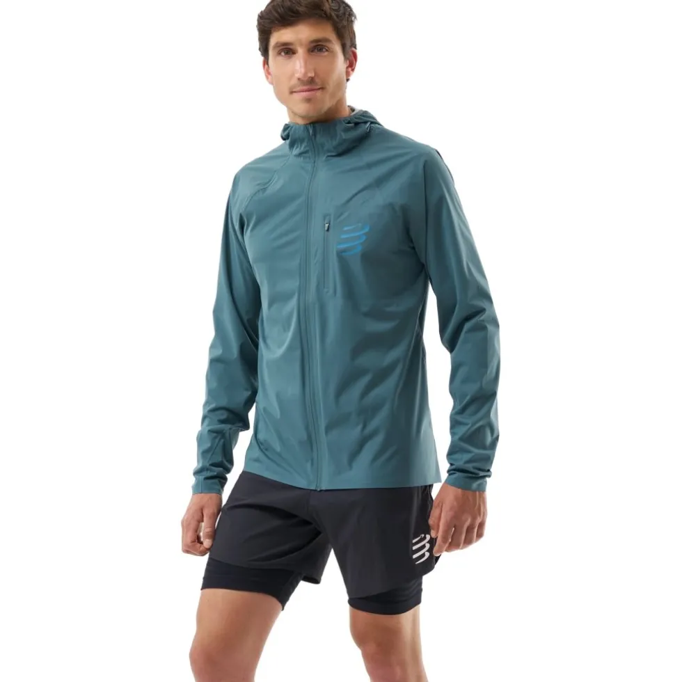 Compressport Tempest Waterproof Jas Heren - stargazer