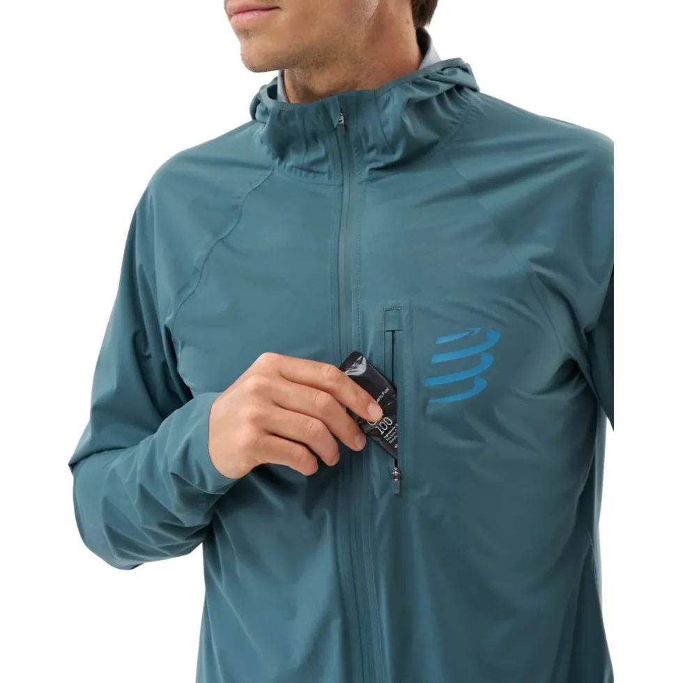 Compressport Tempest Waterproof Jas Heren - stargazer