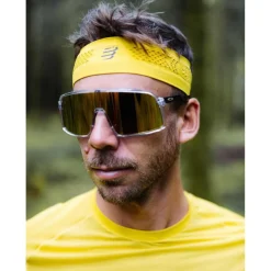Mutsen < Compressport Thin On/Off Hoofdband - ceylon yellow/black