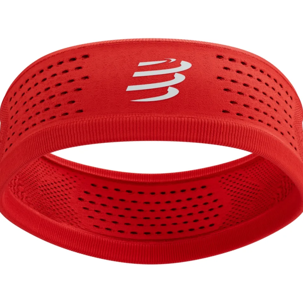 Compressport Thin On/Off Hoofdband - core red/white