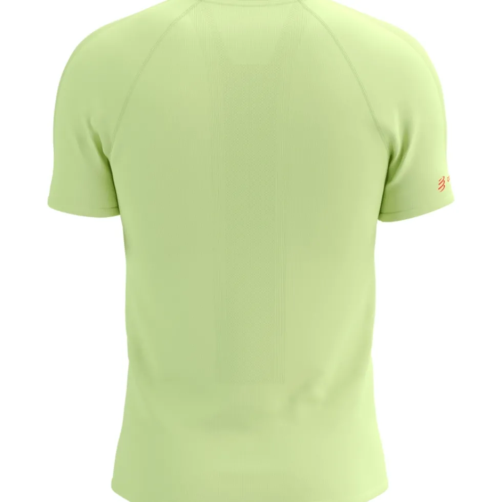 Compressport Trail Racing T-Shirt Heren - shadow lime